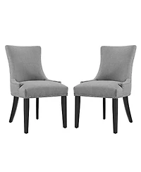 Modway Marquis Fabric Dining Side Chair, Set of 2