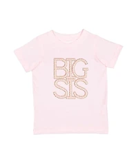 Sweet Wink Girls' Big Sis Faux Pearl Patch Short Sleeve T-Shirt - Little Kid, Kid