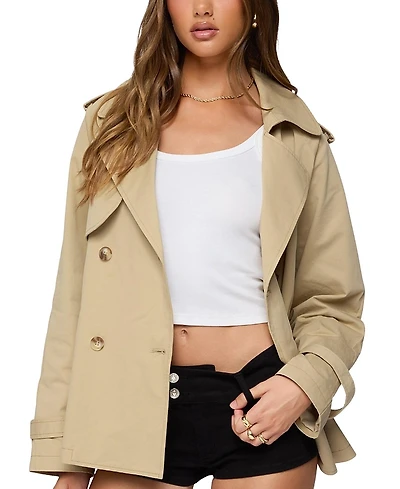 Edikted Tobie Raglan Trench Jacket