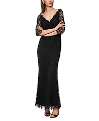 Marc Cain Elegant Maxi Dress with Lace