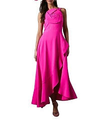 Coast Strappy Crepe Corsage Midi Dress