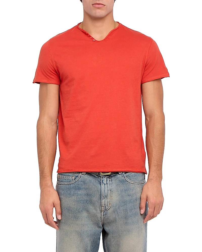 Zadig & Voltaire Monastir Split Collar Tee