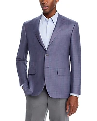 Canali Siena Plaid Sport Coat