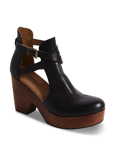 Free People Women's Cedar Leather Platform Pumps