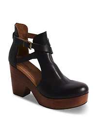 Free People Women's Cedar Leather Platform Pumps