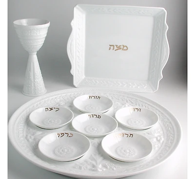 Bernardaud Louvre Judaica Seder Plate