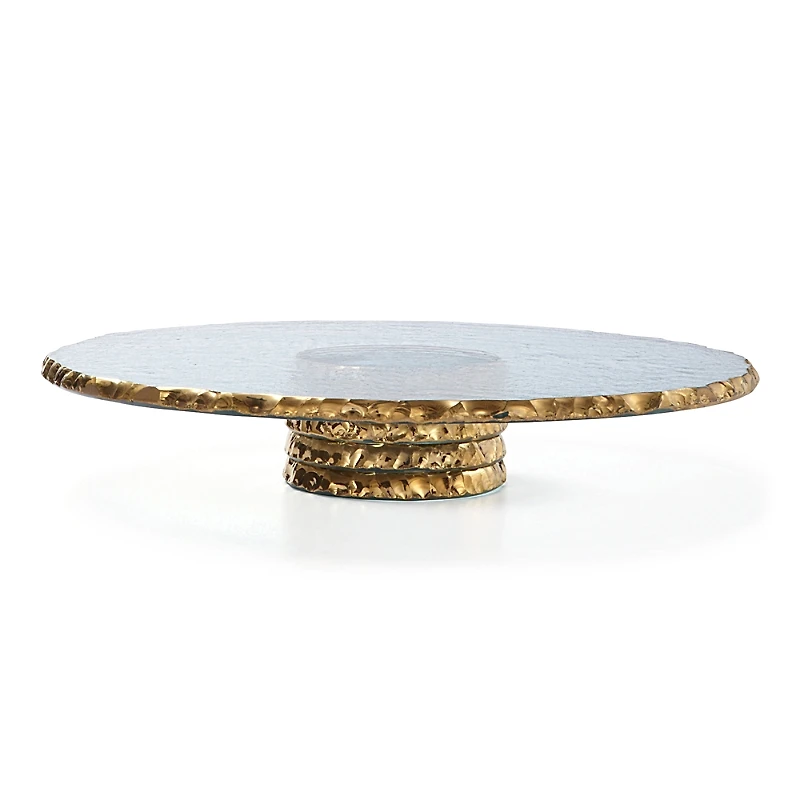 Annieglass Edgey Pedestal Cake Plate