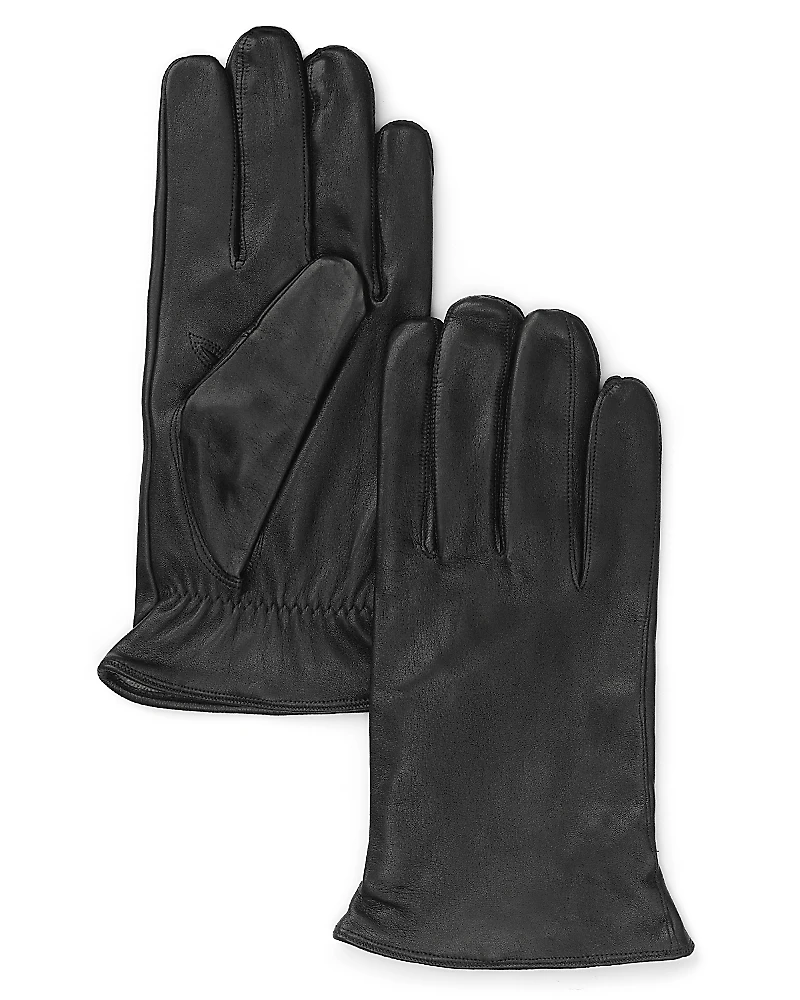 The Men's Store at Bloomingdale's Cashmere Lined Leather Gloves