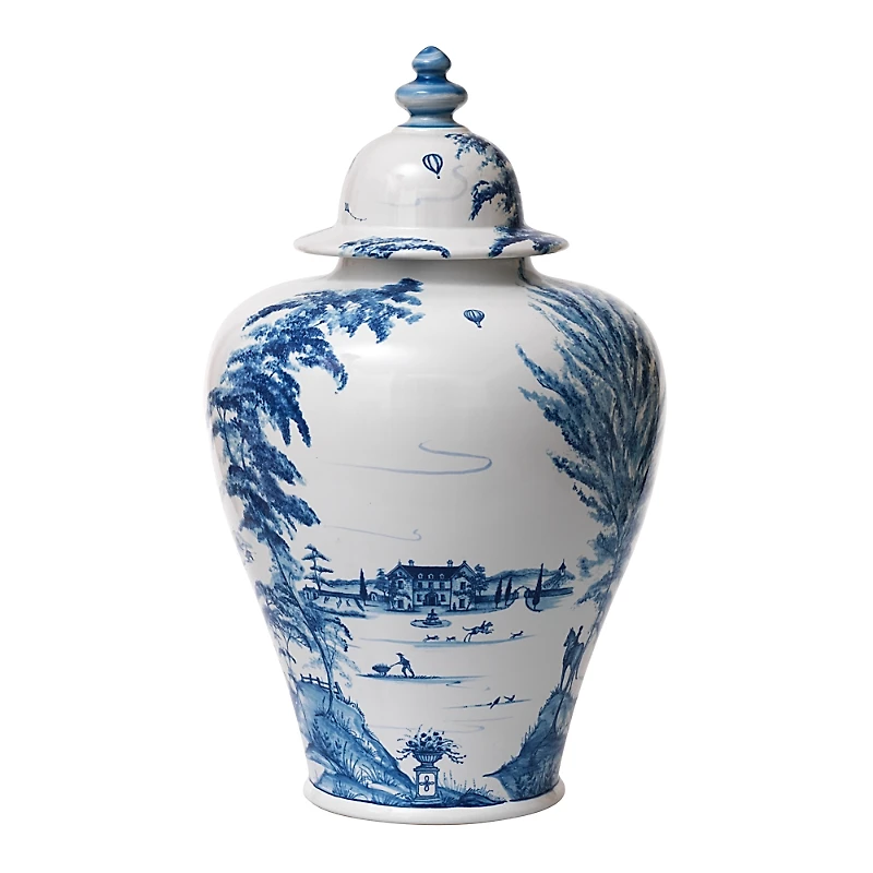 Juliska Country Estate Delft Blue 17 Lidded Ginger Jar
