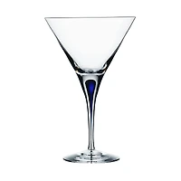 Orrefors Intermezzo Blue Martini Glass