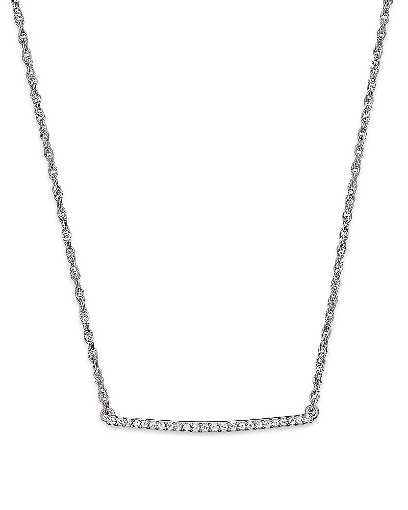 Diamond Bar Necklace