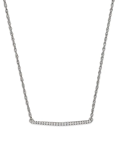 Diamond Bar Necklace