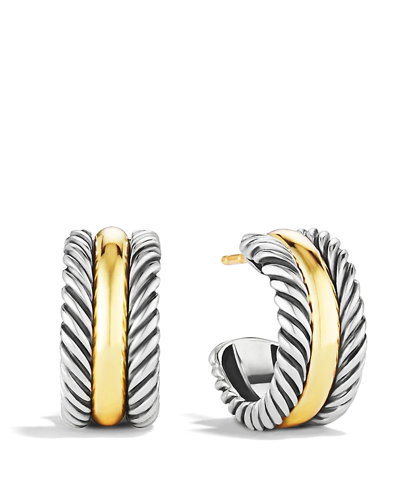 David Yurman Cable Collectibles Huggie Hoop Earrings