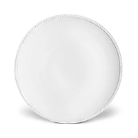 L'Objet Soie Tressee White Dinner Plate