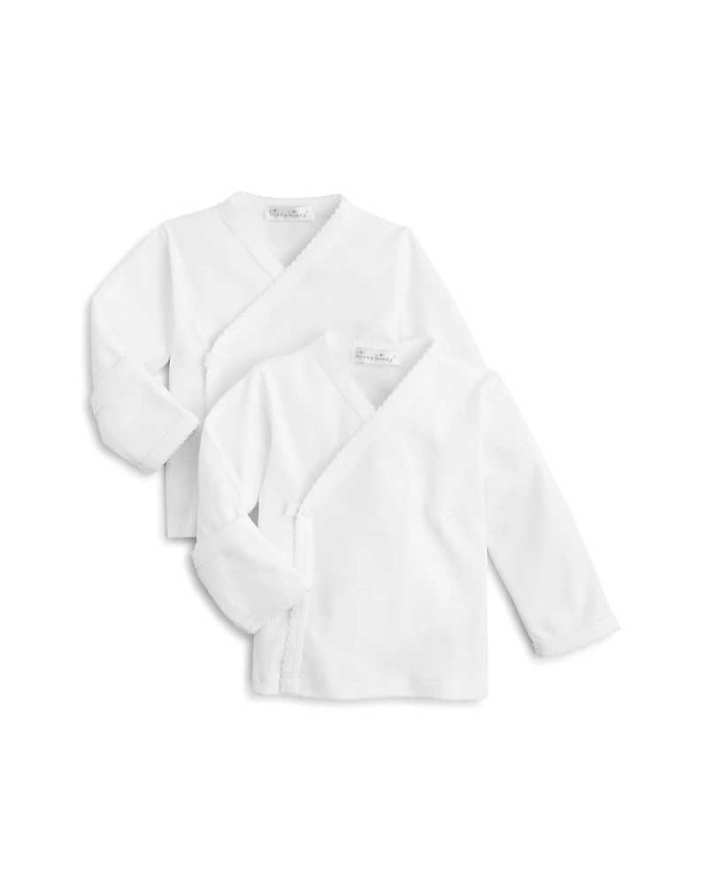 Kissy Unisex Side-Snap Tee, 2 Pack - Baby