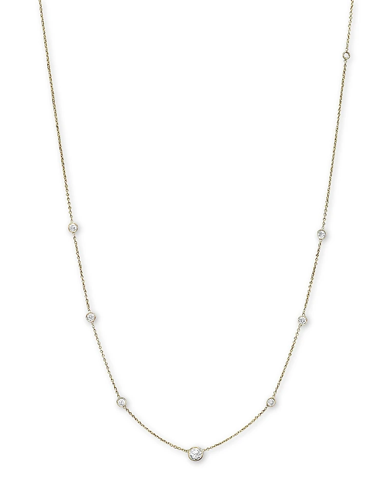 Diamond Station Necklace