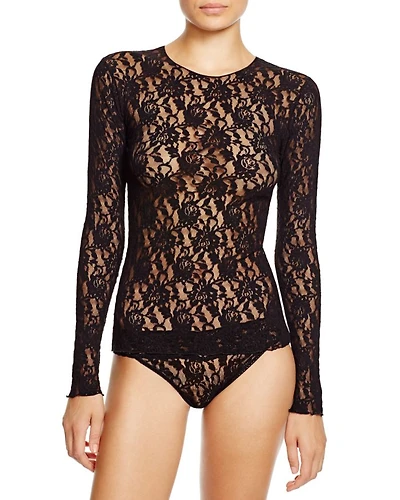 Signature Lace Long Sleeve Top