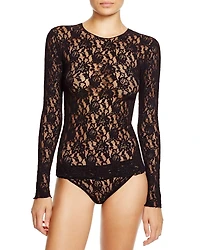 Signature Lace Long Sleeve Top