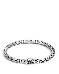 Sterling Silver Dot Small Chain Bracelet