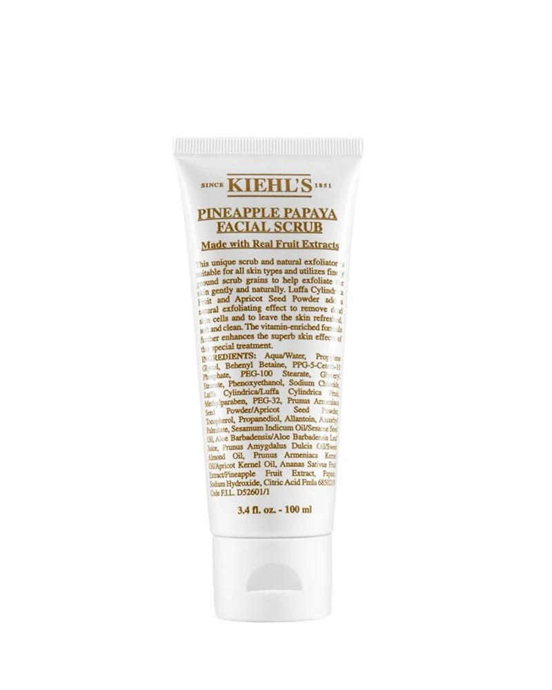Pineapple Papaya Facial Scrub 3.4 oz.
