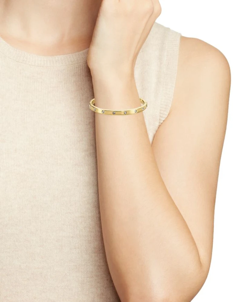 Stone Hinge Bangle