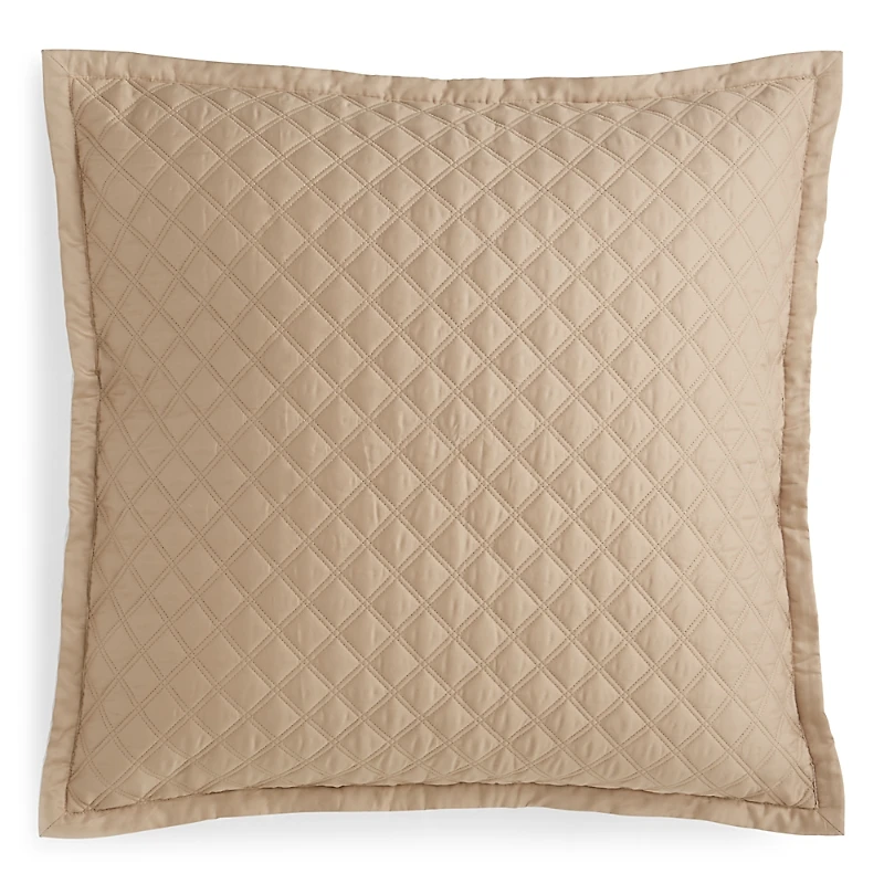 Hudson Park Double Diamond Quilted Euro Sham