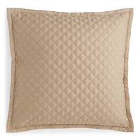 Hudson Park Double Diamond Quilted Euro Sham