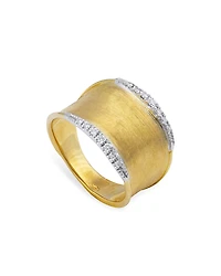 Marco Bicego 18K Yellow Gold Lunaria Diamond Ring