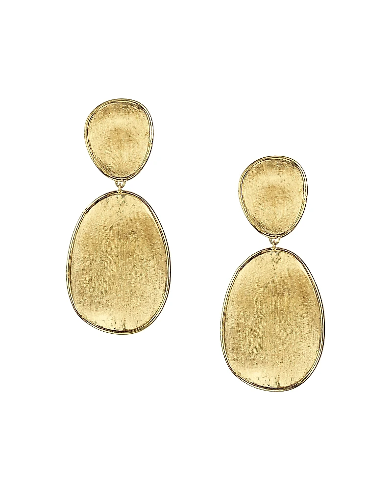Marco Bicego 18K Yellow Gold Lunaria Two Tiered Drop Earrings