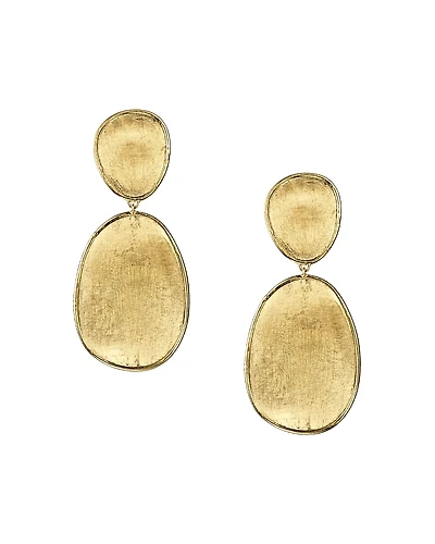 Marco Bicego 18K Yellow Gold Lunaria Two Tiered Drop Earrings