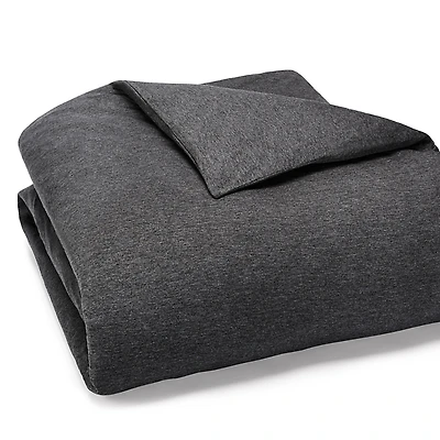 Calvin Klein Modern Cotton Jersey Body Solid Duvet Cover, Full/Queen