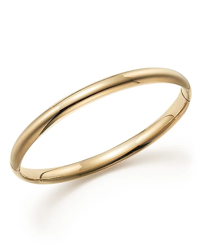 14K Yellow Gold Hinged Bangle