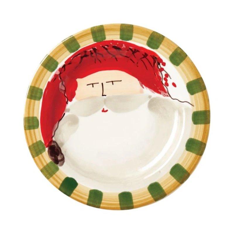 Old St. Nick Round Salad Plate