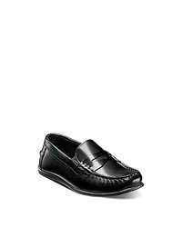 Florsheim Kids Boys' Jasper Leather Driver Slip On Loafers - Toddler, Little Kid
