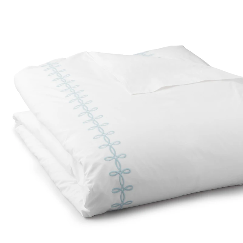 Matouk Gordian Knot Percale Duvet Cover