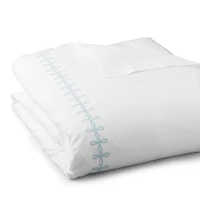 Matouk Gordian Knot Percale Duvet Cover