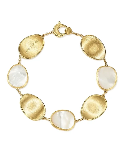 Marco Bicego 18K Yellow Gold Lunaria Mother-of-Pearl Bracelet