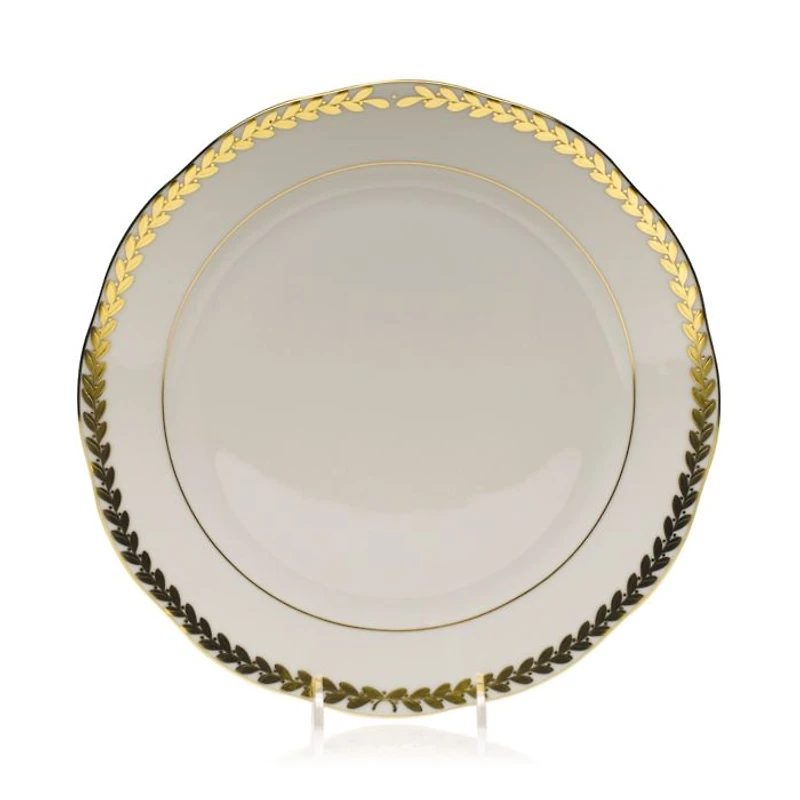 Golden Laurel Dinner Plate
