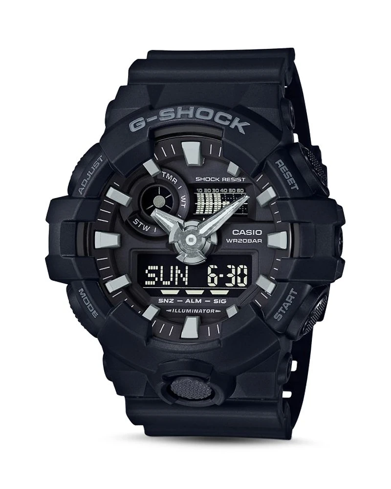 Front Button Watch, 51.2mm