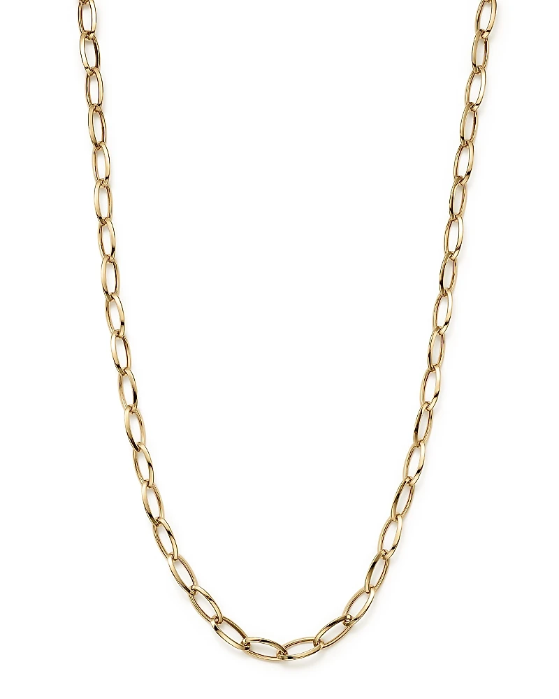 Roberto Coin 18K Yellow Gold Long Link Chain Necklace