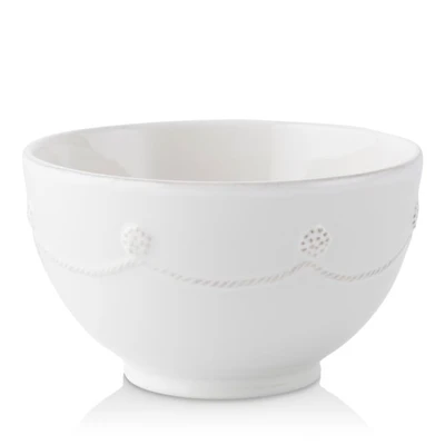 Berry & Thread Cereal/Ice Cream Bowl - Whitewash