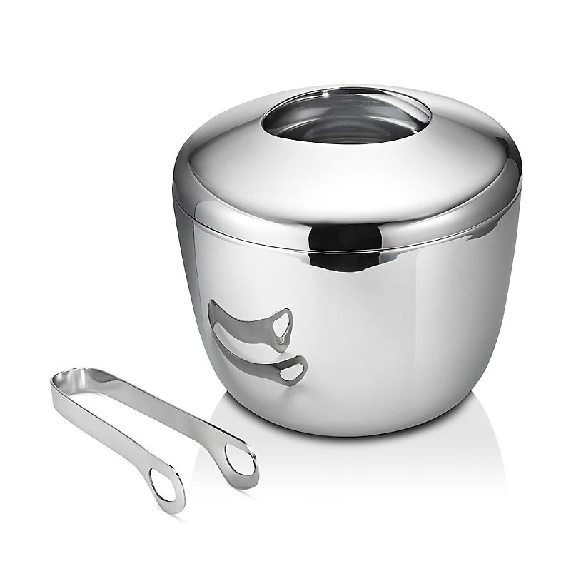 Georg Jensen Sky Ice Bucket and Ice Tong