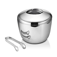 Georg Jensen Sky Ice Bucket and Ice Tong