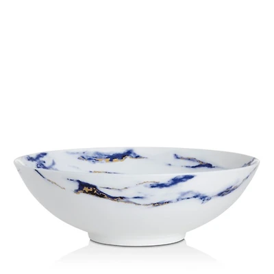 Marble Venice Fog Serving Bowl
