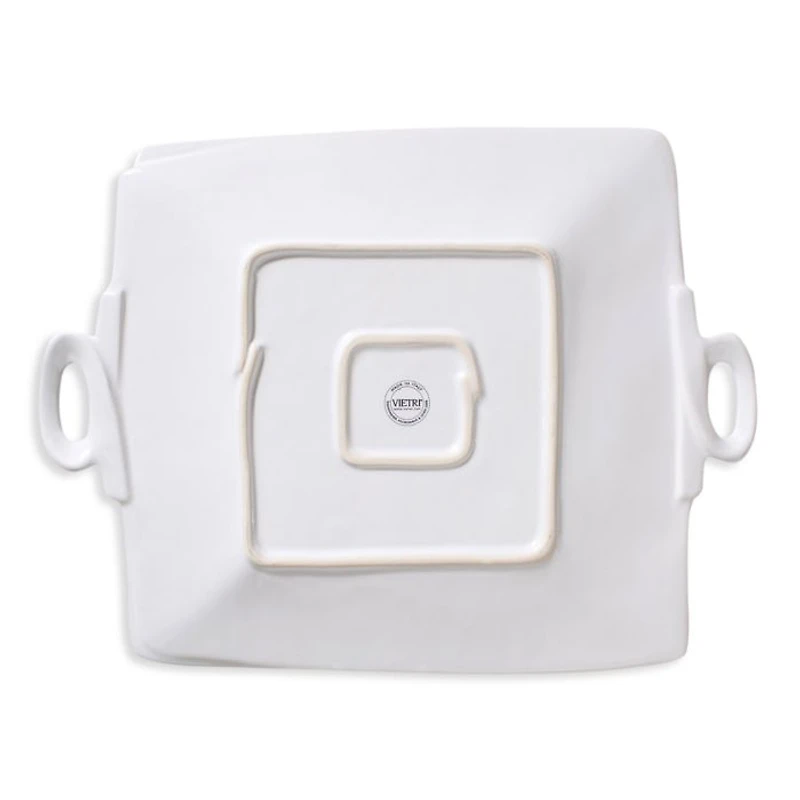 Lastra Holiday Handled Square Platter