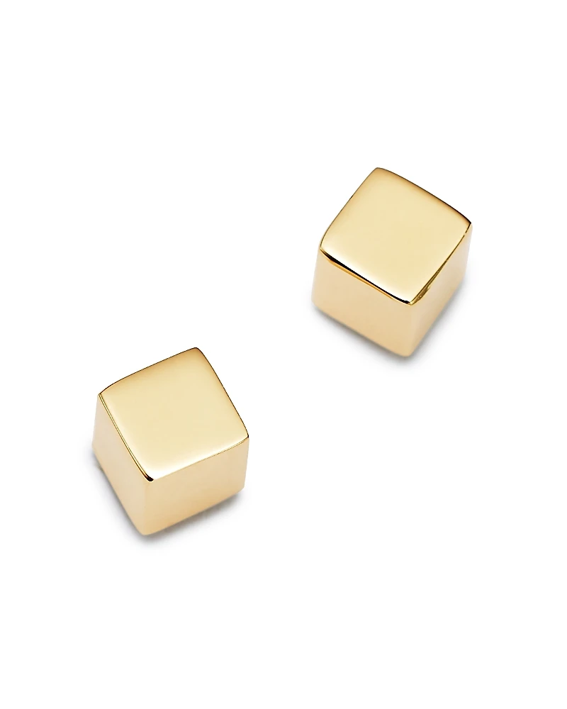 Moon & Meadow Cube Stud Earrings