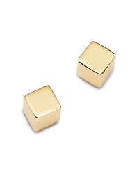 Moon & Meadow Cube Stud Earrings