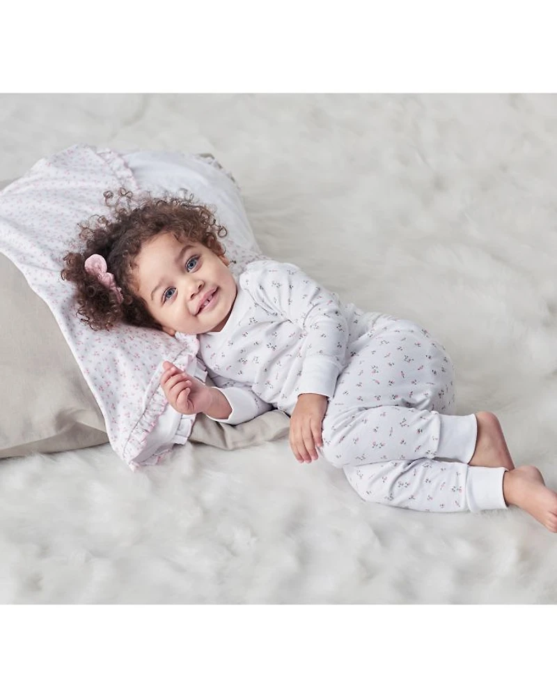 Girls' Garden Rose Pajama Top & Pants Set - Baby