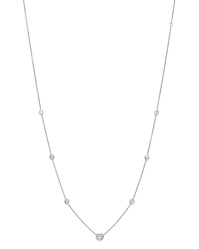 Diamond Station Necklace