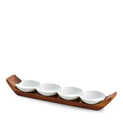 Nambe Quatro Snack & Serve Set